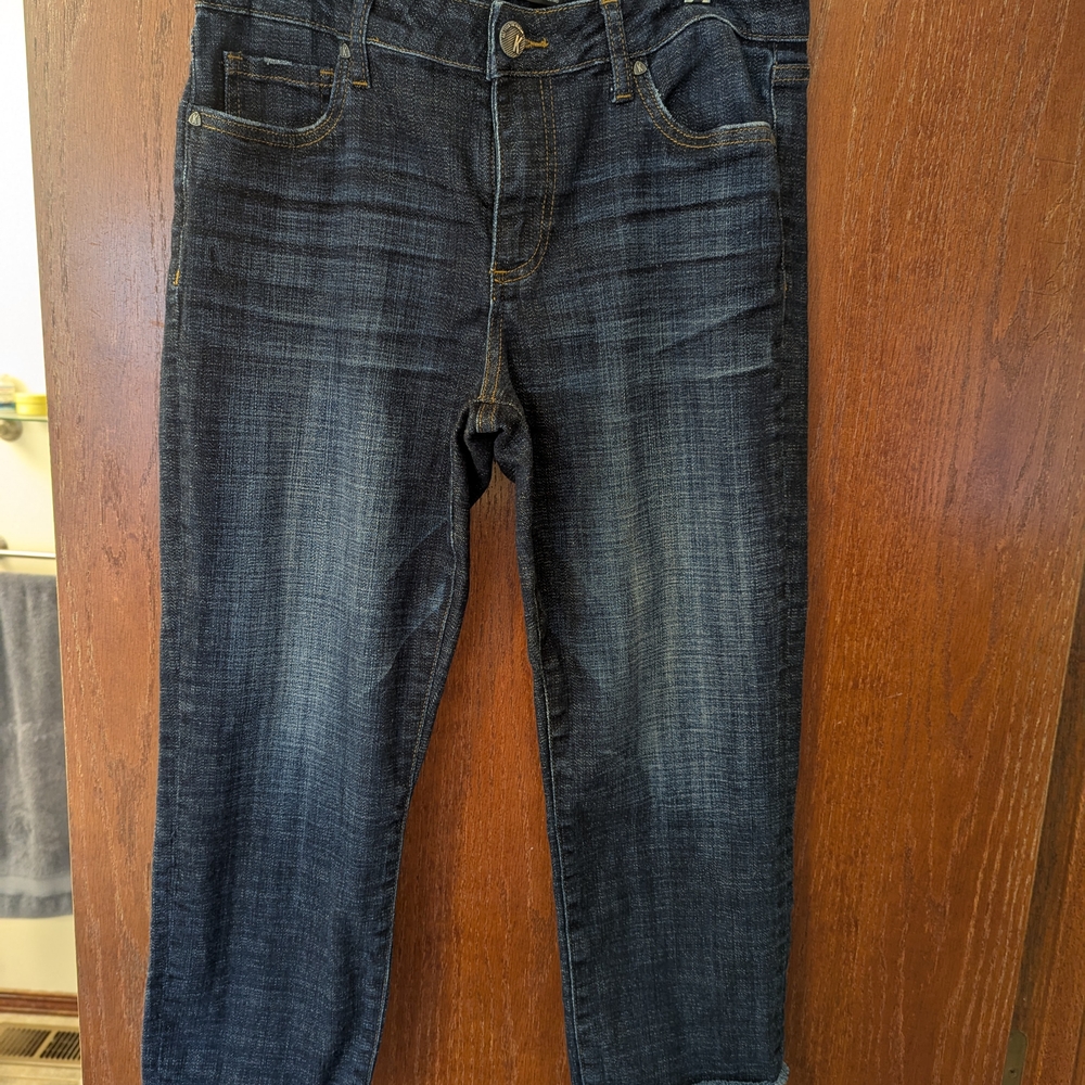 Kut from the Kloth Dark Wash Straight Jeans